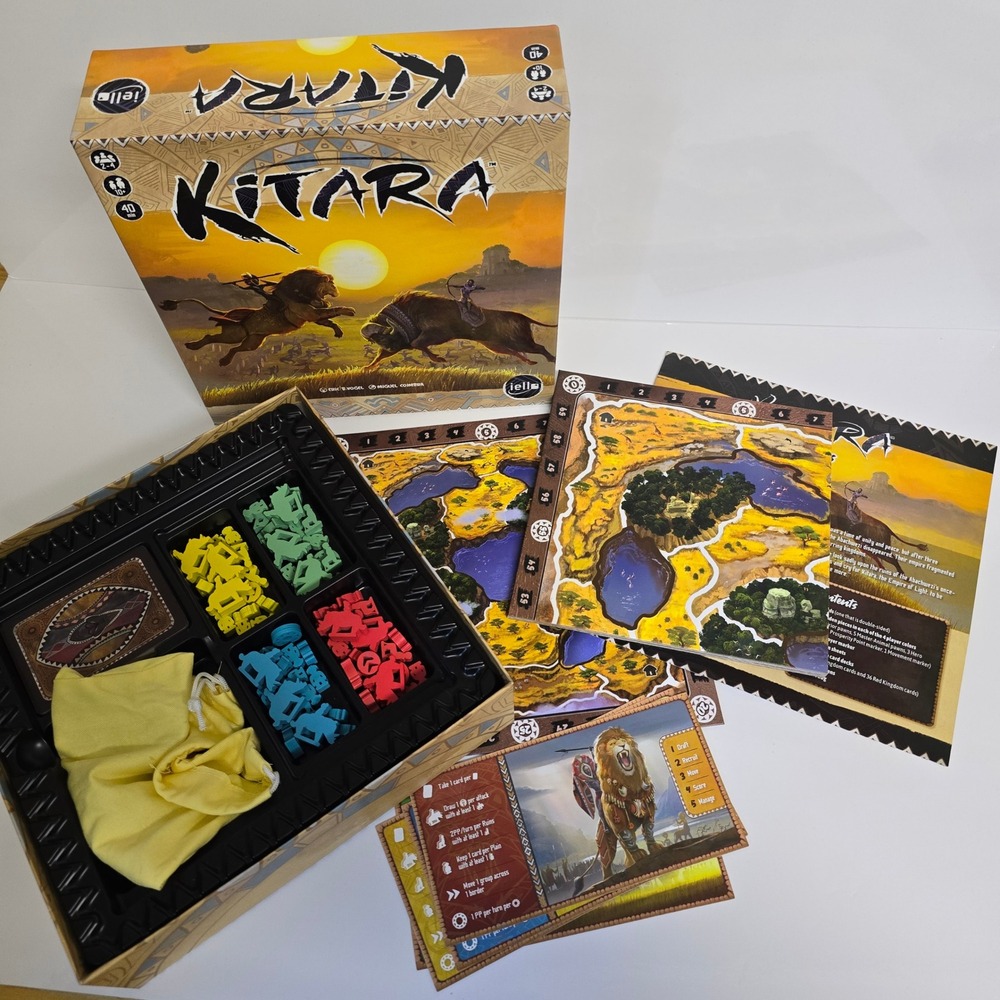Kitara Board Game 2020 Strategy Conquest IELLO Fantasy Adventure Complete